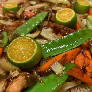 Stir-fry noodles with vegetables